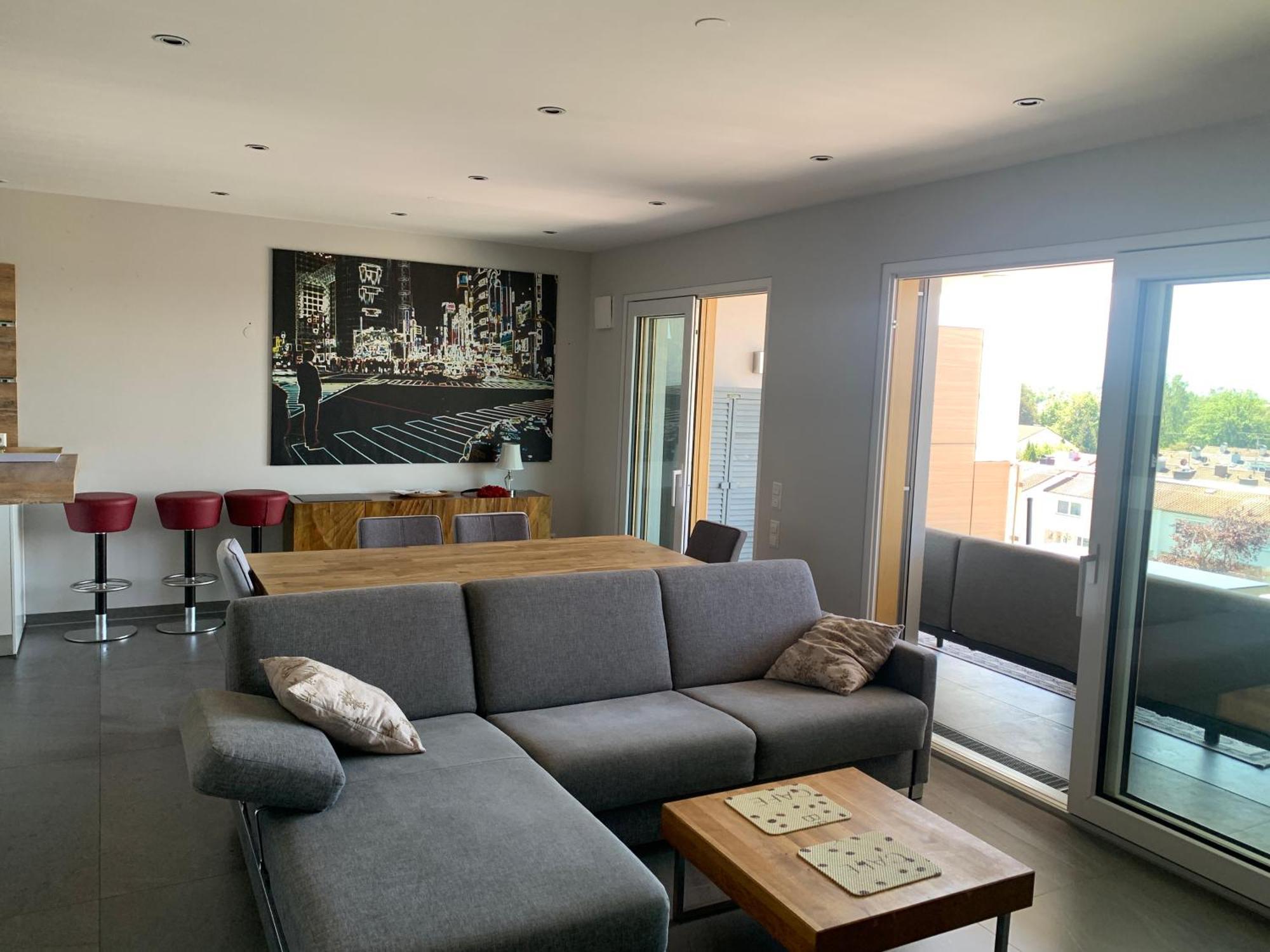 Penthouse Apartment Mit Alpenblick フリードリヒスハーフェン エクステリア 写真