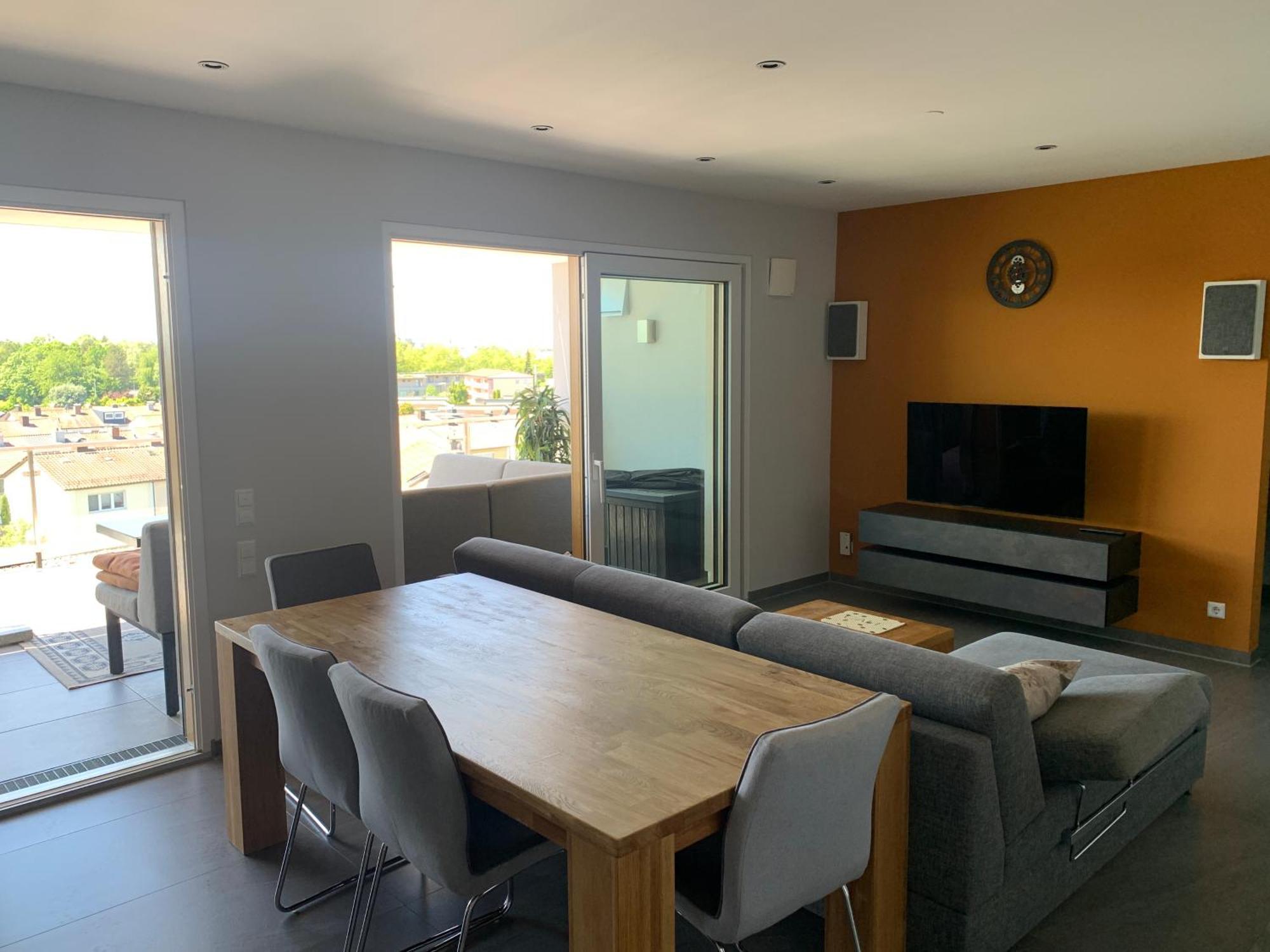 Penthouse Apartment Mit Alpenblick フリードリヒスハーフェン エクステリア 写真